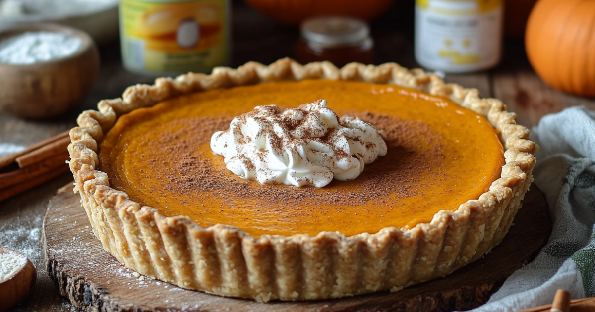 dairy free pumpkin pie