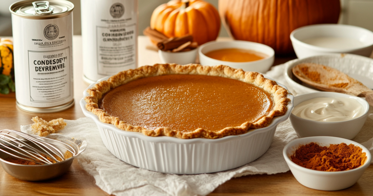 Evaporated vs. Condensed Milk for Pumpkin Pie